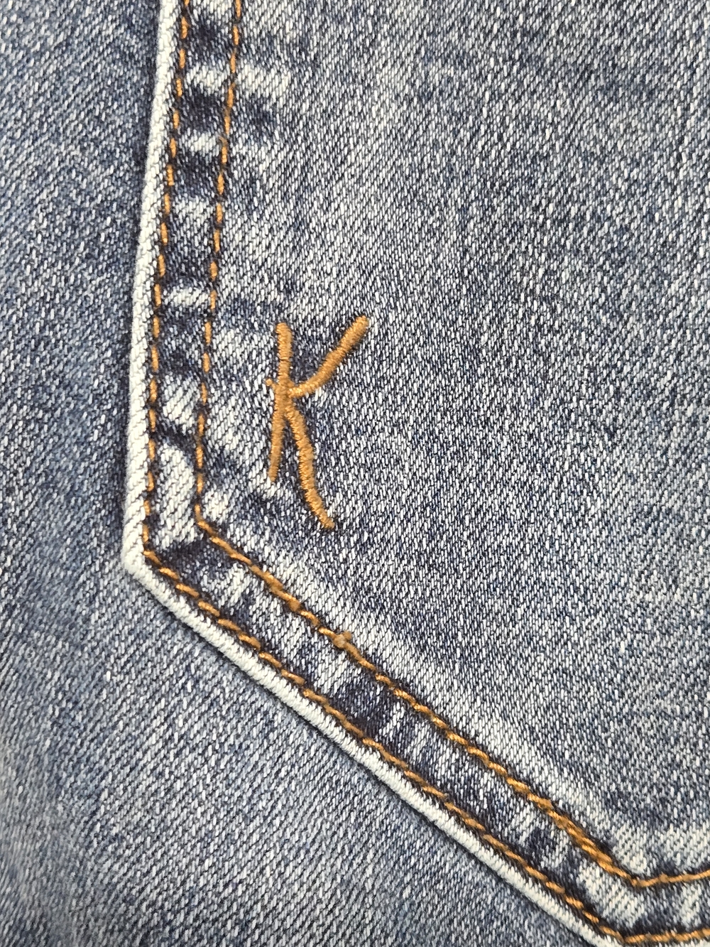 Kut From The Kloth Abigail Crop Jeans Womens 16W Blue Straight Leg Distressed - Picture 7 of 11